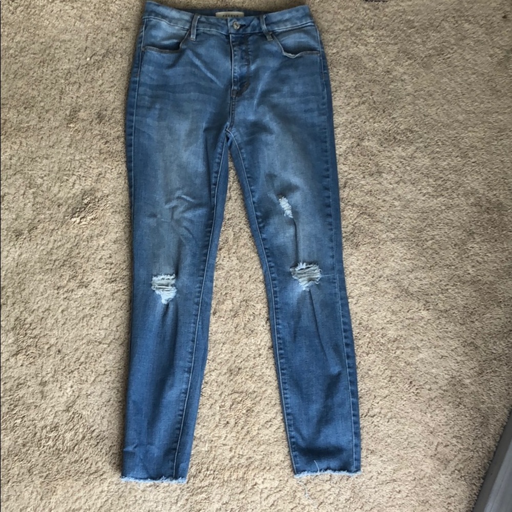 PACSun High Rise Power Stretch Push Up Ankle Jeggings Siz 26